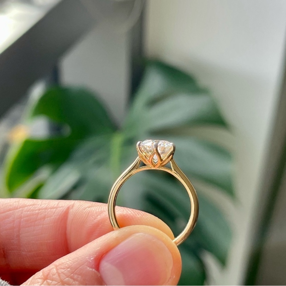 Catbird Gold Moissanite Ring